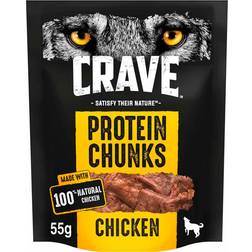 Crave Dog Protein Chunks With Chicken 55G