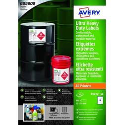 Avery B5274-50 Ultra Resistant Labels 50 sheets 16 Labels per Sheet