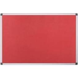 Bi-Office Maya Notice Board Red Felt A