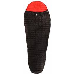 Alvivo Ibex Ultra Light Sleeping Bag black/red Left Zipper 2022 Sleeping Bags