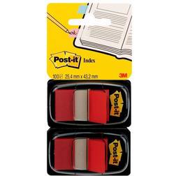 Post-it Index Tabs Red (100 Pack)