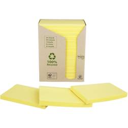 3M Post-it Note Recycled Tower Pack 76x127mm Pastel Yellow Ref 655-1T