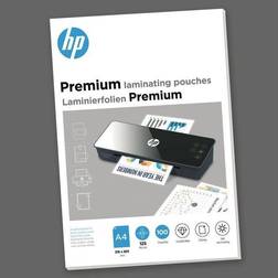 HP Premium Laminating Pouches A4 125 micron Pack 100 9124 61282LM