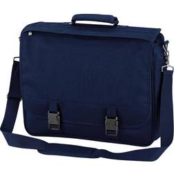 Quadra Portfolio Briefcase Bag 12 Litres (Pack of 2) (One Size) (French Navy)