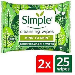 Simple Face Wipes Bio KTS Cleansing