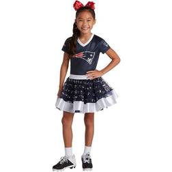 Jerry Leigh Patriots Tutu Tailgate Game Day V-Neck Costume