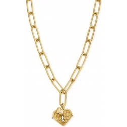 ChloBo Link Chain Faith And Love Necklace