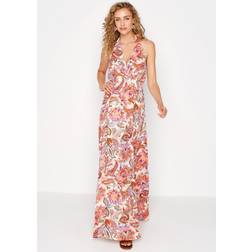 LTS tall paisley print halter neck maxi dress