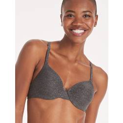 Hanes Ultimate ComfortBlend T-Shirt Underwire Bra Heather Women's Heather