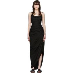 Jacquemus Sleeveless Draped Maxi Dress