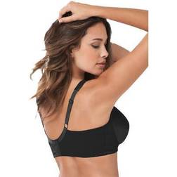 Comfort Choice Plus Women's Full Coverage Wireless Side Smoothing Bra in (Size DDD)