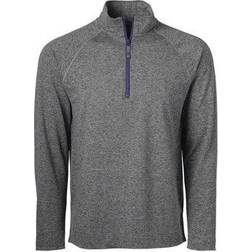 Soffe Men Melange Quarter Zip