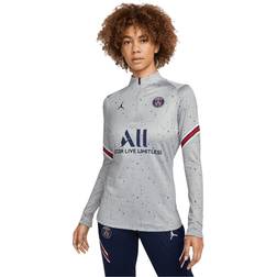 Jordan Women's Paris Saint-Germain Strike Fourth Dri-FIT Soccer Training Top - Wolf Grey/White/Midnight Navy