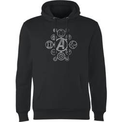 Marvel Avengers Distressed Metal Icon Hoodie