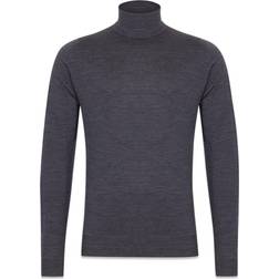 John Smedley Cherwell Roll Neck Charcoal