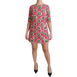 Dolce & Gabbana Womens Women Mini Dress Silk