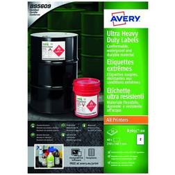 Avery Ultra Resistant Labels 148x210mm (Pack of 40) B3655-20