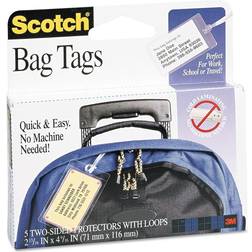 Scotch Â Self-Sealing Laminating Pouches, Bag Tags, 5 Pouches (LS853-5G) Clear