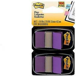 Post-it Twin Pack Flags 100pcs Purple