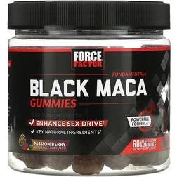 Force Factor Fundamentals Black Maca Passion Berry 60 Gummies 60 pcs