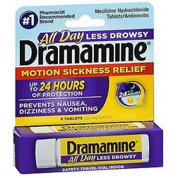 dramamine Motion Sickness Relief Tablets 8 ct