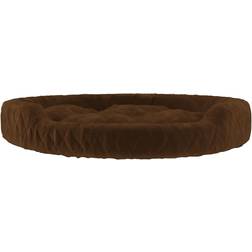 vidaXL Dog Bed Brown 110x90x23 Plush