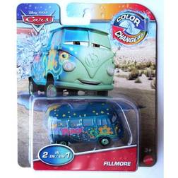 Mattel Disney/Pixar Cars Fillmore Color Changers Blue to Green 1:55 Scale