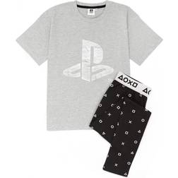 Playstation Girls Pyjama Set (9-10 Years) (Grey/Black)