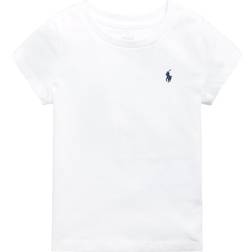 Polo Ralph Lauren Girl's Logo Embroidered T-shirt - White