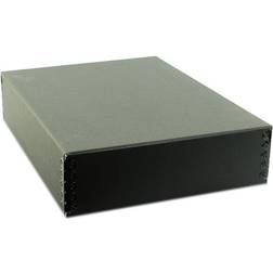 Lineco Drop-Front black 16 in. x 20 in. x 3 in Storage Box