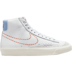 Nike Blazer Mid '77 W - White/Lilac/Green Glow/Safety Orange