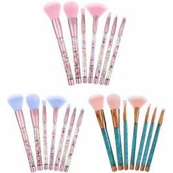 Envie Brush set with liquid glitter handle