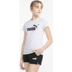 Puma Girls Essentials Logo Short & Tee Set