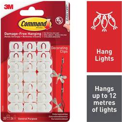 Command Decorating Clips White Picture Hook