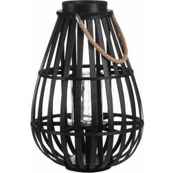 Hill Interiors Domed Wicker With Rope Detail Lantern