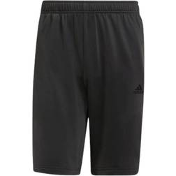 Adidas Primegreen Essentials Warm-Up 3-Stripes Shorts - Dgh Solid Grey/Black