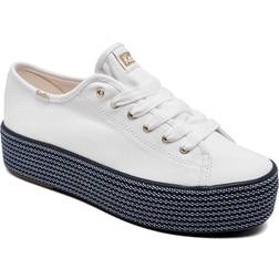 Keds Women's Triple Up Webbing Canvas Platform Casual Sneakers from Finish Line