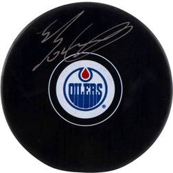 Fanatics Edmonton Oilers Evan Bouchard Autographed Hockey Puck