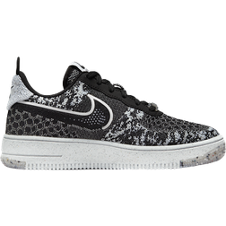 Nike Air Force 1 Crater Flyknit GS - Black/White/Pure Platinum/Black