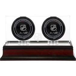 Fanatics Los Angeles Kings Mahogany Two Hockey Puck Logo Display Case