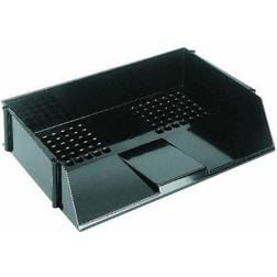 Q-CONNECT Wide Entry Letter Tray Blk KF21688