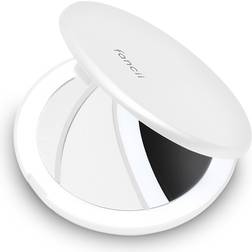 Fancii Mini Lumi LED Compact Mirror (White) white