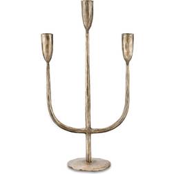 Nkuku Mbata Brass Candelabra Antique Brass Candlestick