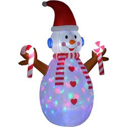 Homcom Inflatable Snowman with Candy Figurine 240cm