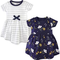 Hudson Baby 2-Pack Night Blooms Dresses