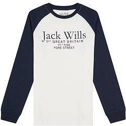 Jack Wills JW Raglan LS Tee Jn33