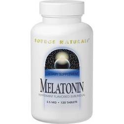 Source Naturals Melatonin Peppermint 5 mg 50 Lozenges