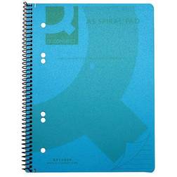 Q-CONNECT Spiral Bound Polypropylene Notebook 160pp A5 Pk5- KF10034