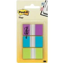 Post-itÂ Flags, .94" Wide, Assorted Colors, 60 Flags/Pack (680-PBG) Assorted