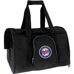 Mojo Minnesota Twins 16-Inch Pet Carrier, Black